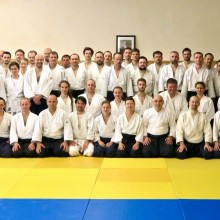 Yudansha/ Shidoshakai of Slovak Aikido Association - Aikikai Slovakia/ sensei Michele Quaranta 6. Dan Aikikai, Shihan/ 19.-20.5.2018/ Trnava - Slovakia