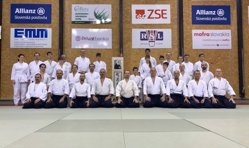 25.-26.11.2017 - Regionálny seminár aikido SAA - Bratislava + STV Kyu/ Mário Černý 5. Dan Aikikai, Shidoin