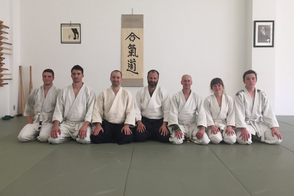 Aikido BN + Tammo Trantow 4. Dan + Mário Černý 5. Dan  1.-2.6.2019 - Regionálny seminár aikido - Trnava
